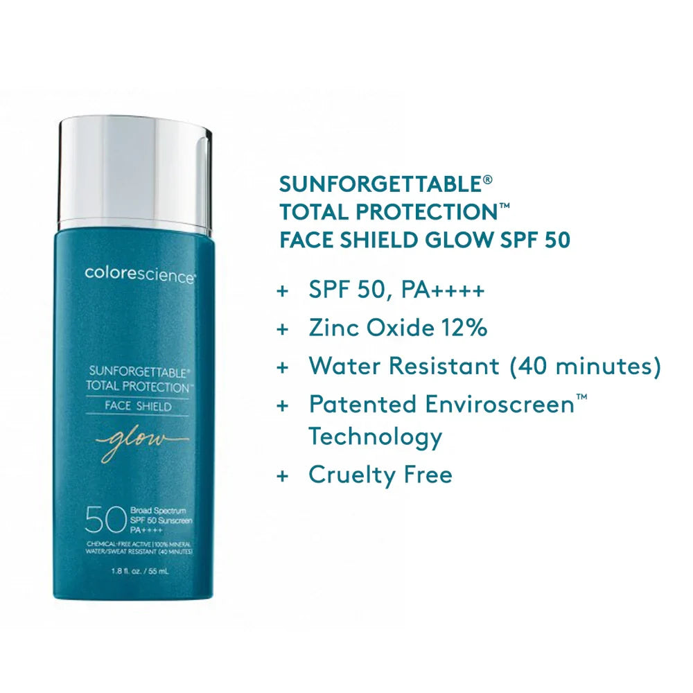 Colorescience - Sunforgettable® Total Protection® Face Shield Flex - GLOW SPF 50 -1.8 fl. oz.