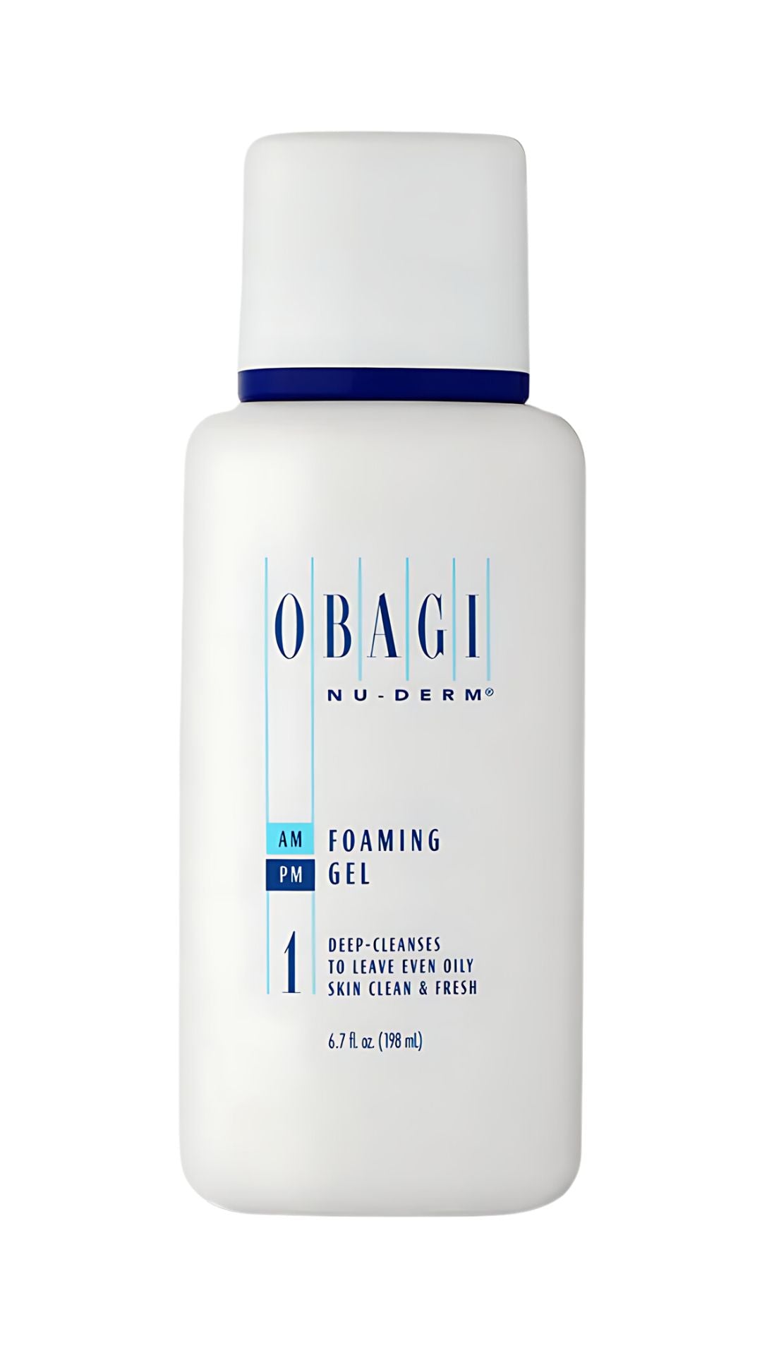 Obagi - Nu-Derm Foaming Gel Cleanser  (1) AM/PM - 6.7 fl. oz. normal to oily skin types